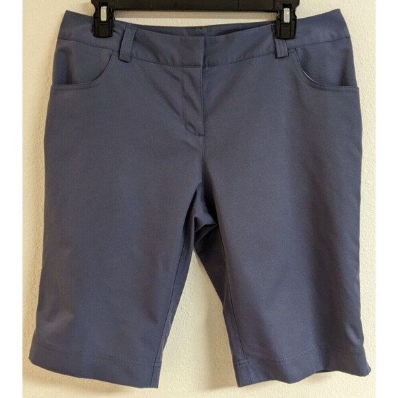 adidas Pants - Women's ADIDAS CLIMALITE Light Blue Bermuda Golf Shorts Size 8